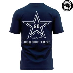 Dallas Cowboys Dolly Parton The Queen of Country Graphic T Shirt 3