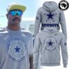 Dallas Cowboys Team First Star Heather Gray Hoodie