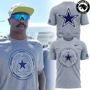Dallas Cowboys Team First Star Heather Gray T Shirt 2