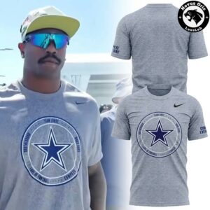 Dallas Cowboys Team First Star Heather Gray T Shirt 3