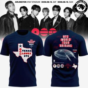 Dallas Cowboys x BTS World Tour Arirang AT&T Stadium T-Shirt
