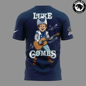 Dallas Cowboys x Luke Combs My Kinda Saturday Night Tour 2027 T Shirt 6