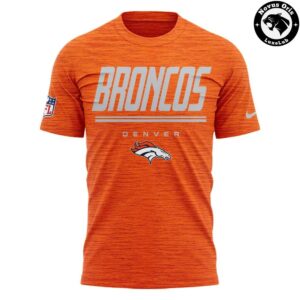 Denver Broncos Brilliant Orange Velocity Graphic T Shirt 2