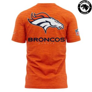 Denver Broncos Brilliant Orange Velocity Graphic T Shirt 3