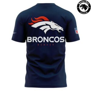 Denver Broncos Follow Jesus Christian Graphic T Shirt 3