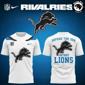 Detroit Lions Rivalries 2026 Defend The Den Graphic T-Shirt