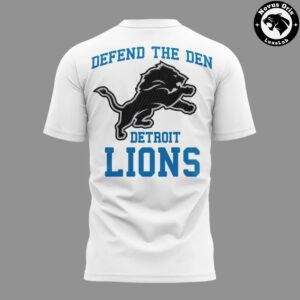 Detroit Lions Rivalries 2026 Defend The Den Graphic T Shirt 3