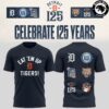 Detroit Tigers Eat Em Up Tigers 125th Anniversary T-Shirt