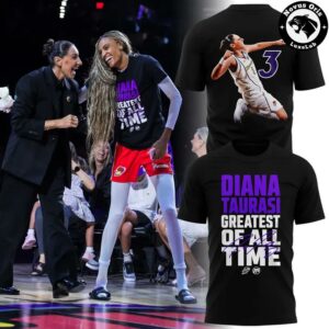 Diana Taurasi 3 Phoenix Mercury WNBA Greatest Of All Time T-Shirt