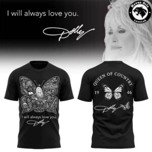 Dolly Parton I Will Always Love You I Heart Dolly Graphic T Shirt 10