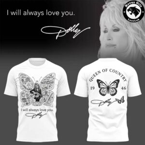 Dolly Parton I Will Always Love You I Heart Dolly Graphic T Shirt 8