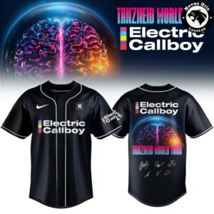 Electric Callboy Tanzneid World Tour 2026 Concert Baseball Jersey 1