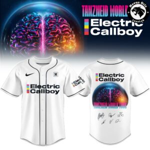 Electric Callboy Tanzneid World Tour 2026 Concert Baseball Jersey 2