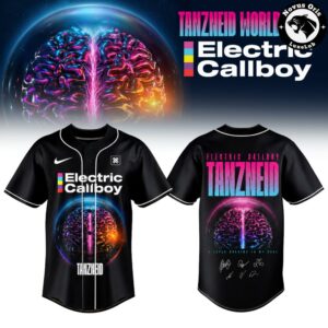 Electric Callboy Tanzneid World Tour 2026 Concert Baseball Jersey 3