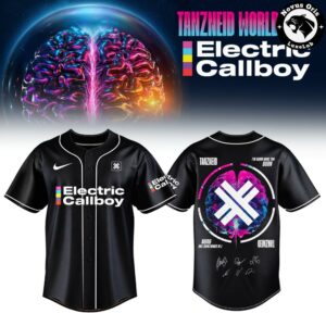 Electric Callboy Tanzneid World Tour 2026 Concert Baseball Jersey 4
