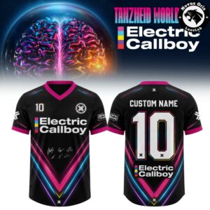 Electric Callboy Tanzneid World Tour 2026 Concert Football Jersey 4