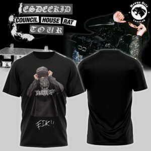 EsDeeKid Council House Rat Tour 2026 T Shirt 7
