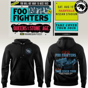 Foo Fighters Take Cover Tour 2026 Nashville Nissan Stadium Concert Hoodie 7