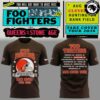 Foo Fighters x Cleveland Browns Take Cover Tour 2026 T-Shirt