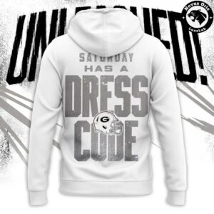 Georgia Bulldogs Whiteout Dawgs Saturday Has A Dress Code Hoodie 3