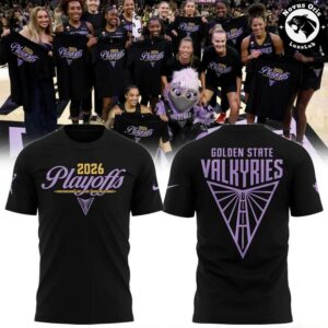 Golden State Valkyries WNBA 2026 Playoffs Clinched Graphic T Shirt 2