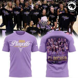 Golden State Valkyries WNBA 2026 Playoffs Clinched Graphic T Shirt 3