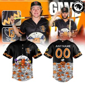 Great Lakes Loons x Peanuts Halloween 2026 Custom Baseball Jersey 2