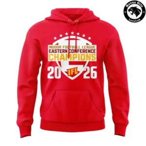 Green Bay Blizzard 2026 IFL Eastern Conference Champions Hoodie 3