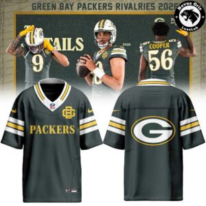 Green Bay Packers 2026 Rivalries Custom Football Jersey 2