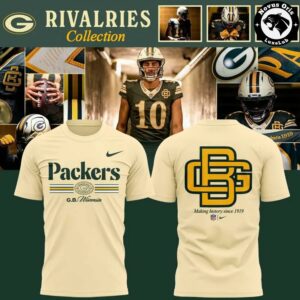 Green Bay Packers 2026 Rivalries Making History Since 1919 T Shirt 4