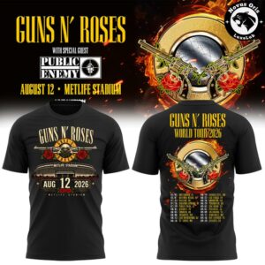 Guns N' Roses x MetLife Stadium 2026 Limited Edition T-Shirt