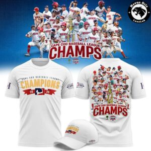 Harwich Mariners 2026 Cape Cod Baseball League Champions T Shirt 2
