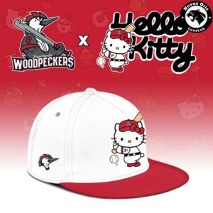 Hello Kitty Fayetteville Woodpeckers 2026 Special Edition Baseball Jersey 3
