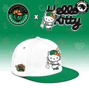 Hello Kitty Greensboro Grasshoppers 2026 Special Edition Baseball Jersey 3