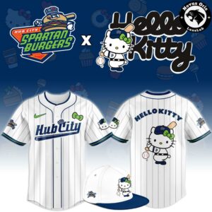 Hello Kitty Hub City Spartanburgers 2026 Special Edition Baseball Jersey