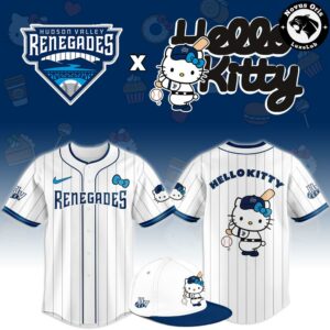 Hello Kitty Hudson Valley Renegades 2026 Special Edition Baseball Jersey 1