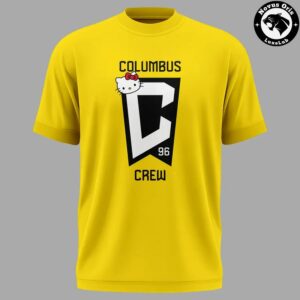 Hello Kitty x Columbus Crew Yellow Soccer T Shirt 2