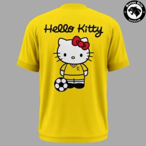 Hello Kitty x Columbus Crew Yellow Soccer T Shirt 3