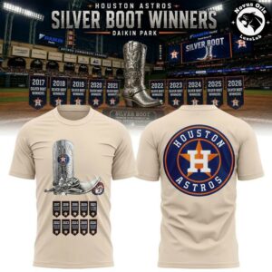 Houston Astros 2026 Silver Boot Series Champions Graphic T Shirt 2