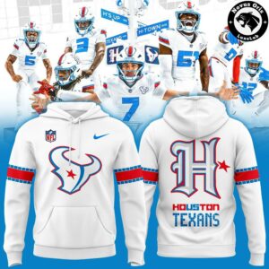 Houston Texans By the H For the H Rivalries Graphic Hoodie 3