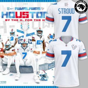 Houston Texans CJ Stroud 7 Rivalries 2026 Football Jersey