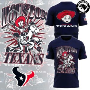 Houston Texans Toy Story Jessie Cowgirl Vintage Graphic T-Shirt