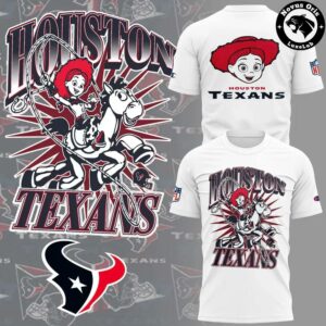 Houston Texans Toy Story Jessie Cowgirl Vintage Graphic T Shirt 2