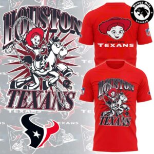 Houston Texans Toy Story Jessie Cowgirl Vintage Graphic T Shirt 3
