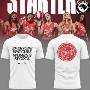 Indiana Fever Everyone Watches Womens Sports Graphic T Shirt 2