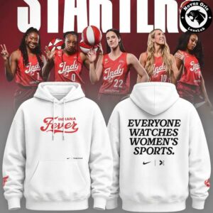 Indiana Fever Everyone Watches Women’s Sports Statement Hoodie