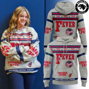 Indiana Fever WNBA Basketball All Over Print Pullover Hoodie