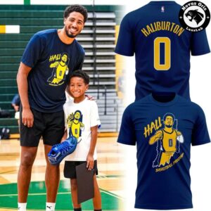 Indiana Pacers Tyrese Haliburton 0 NBA Basketball T Shirt 1