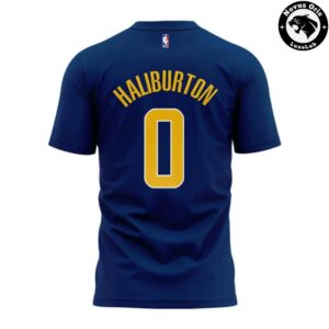 Indiana Pacers Tyrese Haliburton 0 NBA Basketball T Shirt 3