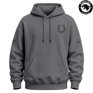 Indianapolis Colts 2026 Limited Edition Charcoal Grey Hoodie 2